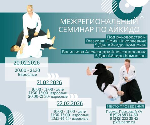 Межрегиональный семинар Айкидо