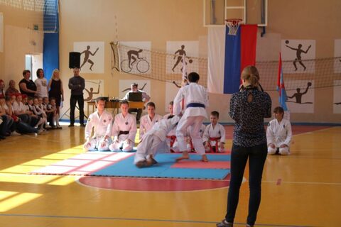 Показательные выступления в школе №111