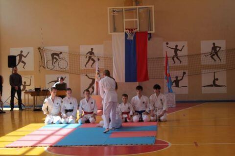 Показательные выступления в школе №111
